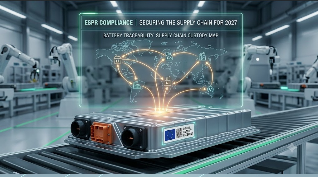 ESPR & Batterijtraceerbaarheid: Uw toeleveringsketen veiligstellen voor 2027